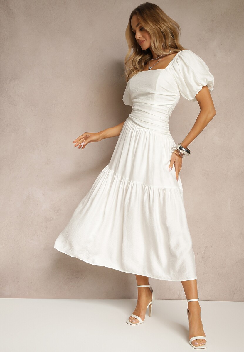 Rochie Naprine Albă 2