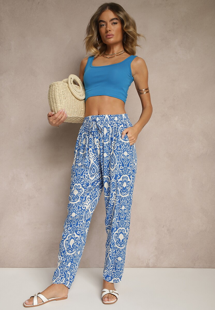 Pantaloni Jenavitha Albaștri 2