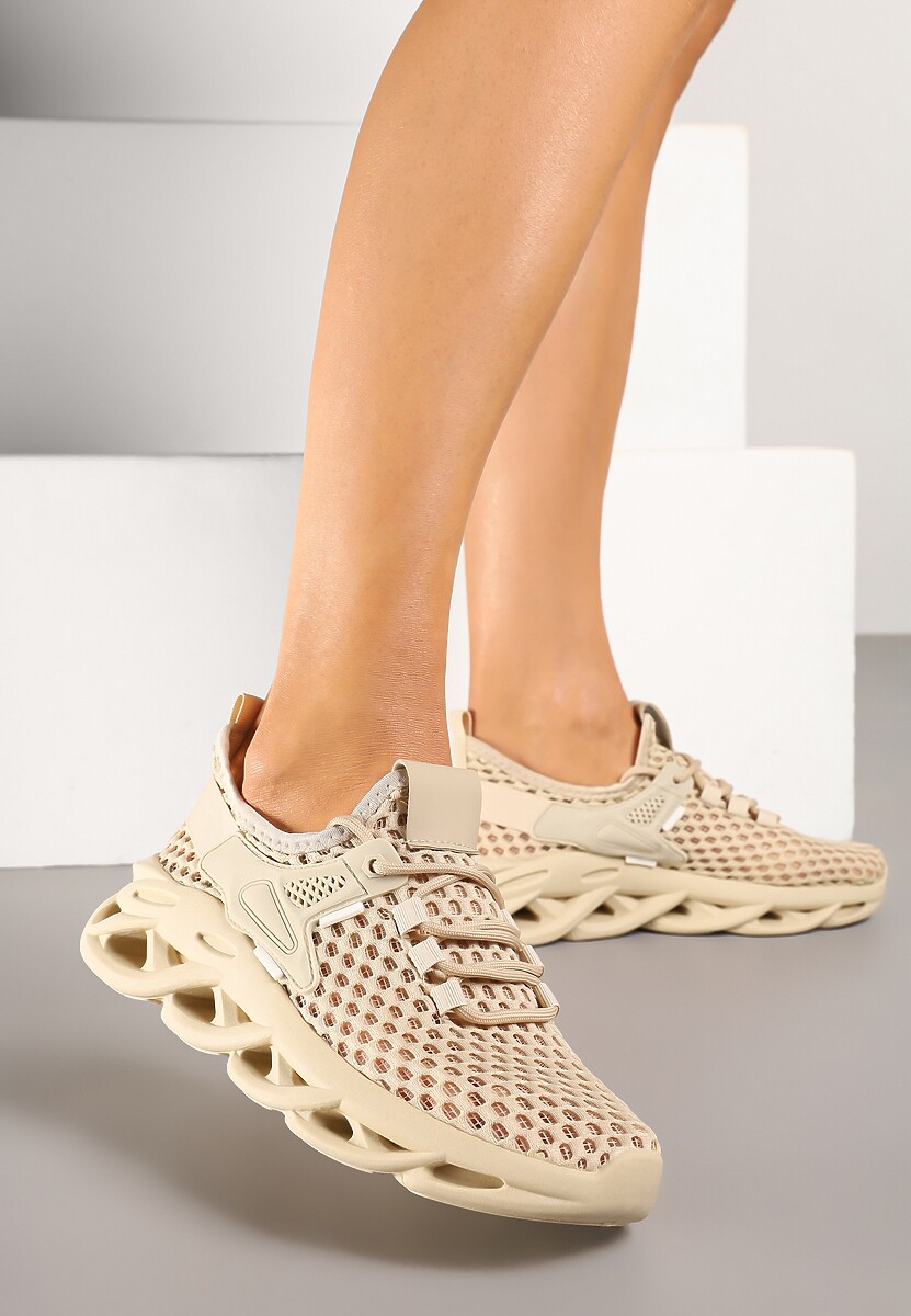 Sneakers Sanilova Bej închis 1