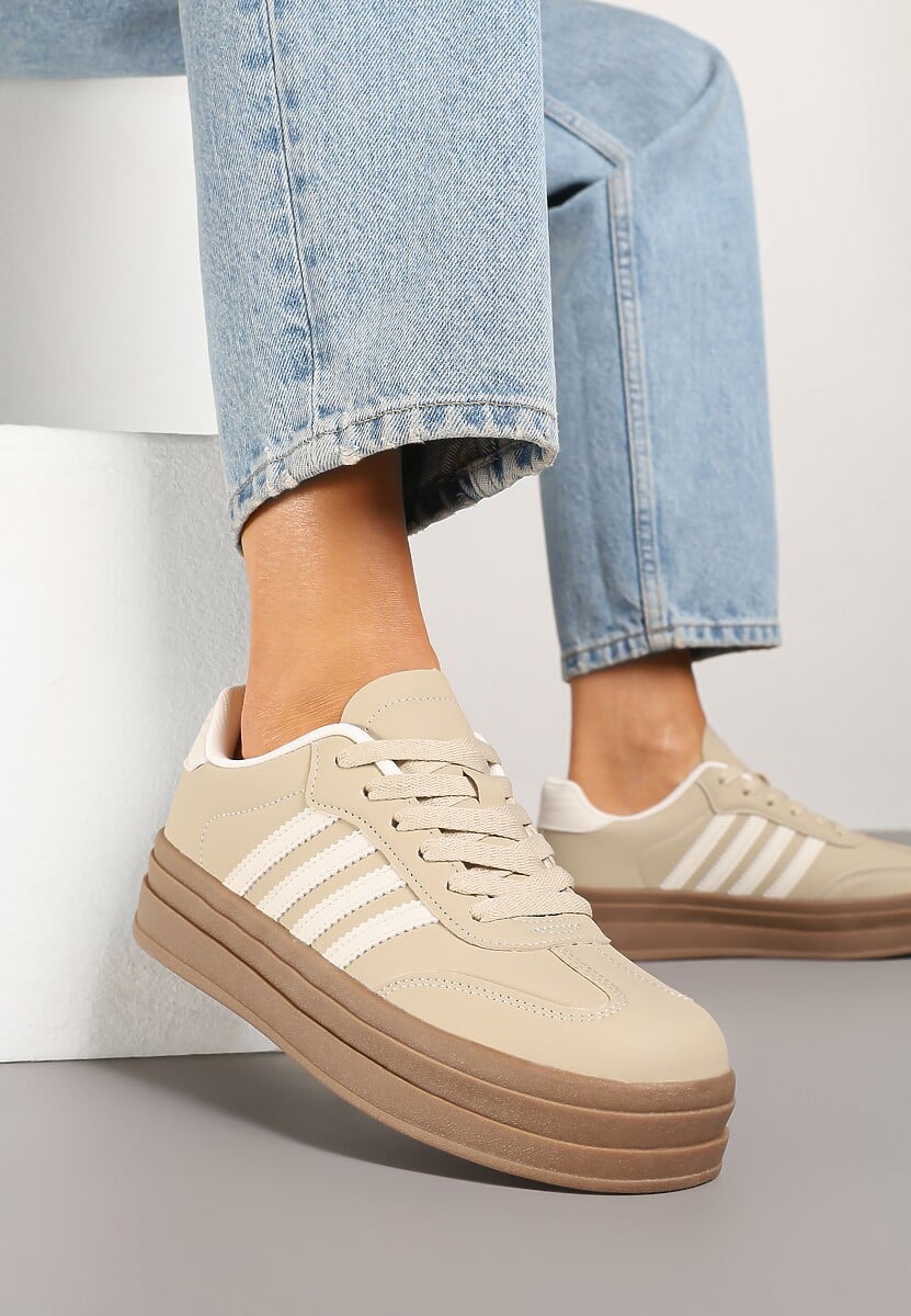 Sneakers Bej închis 2