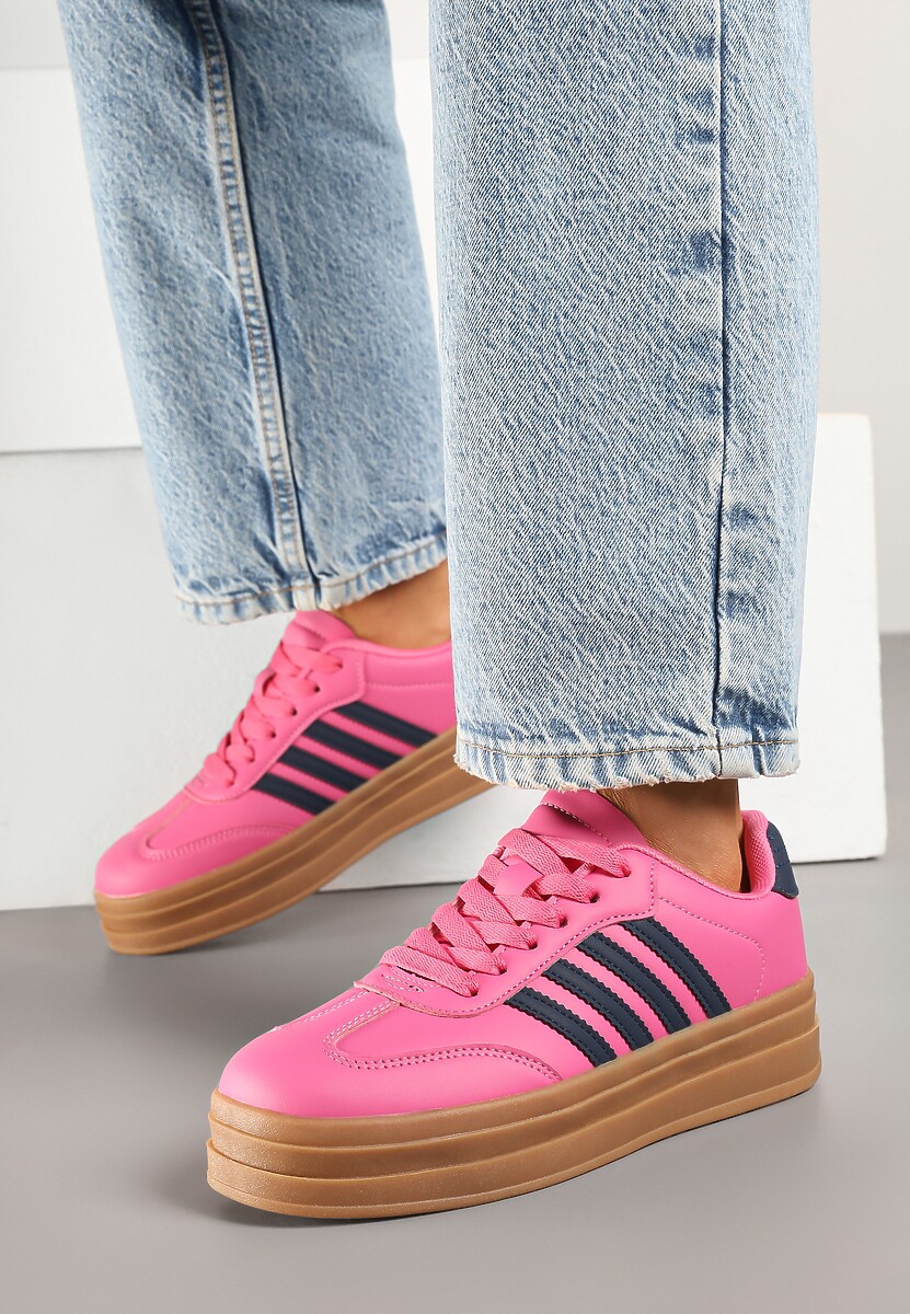 Sneakers Roz cu albastru 2
