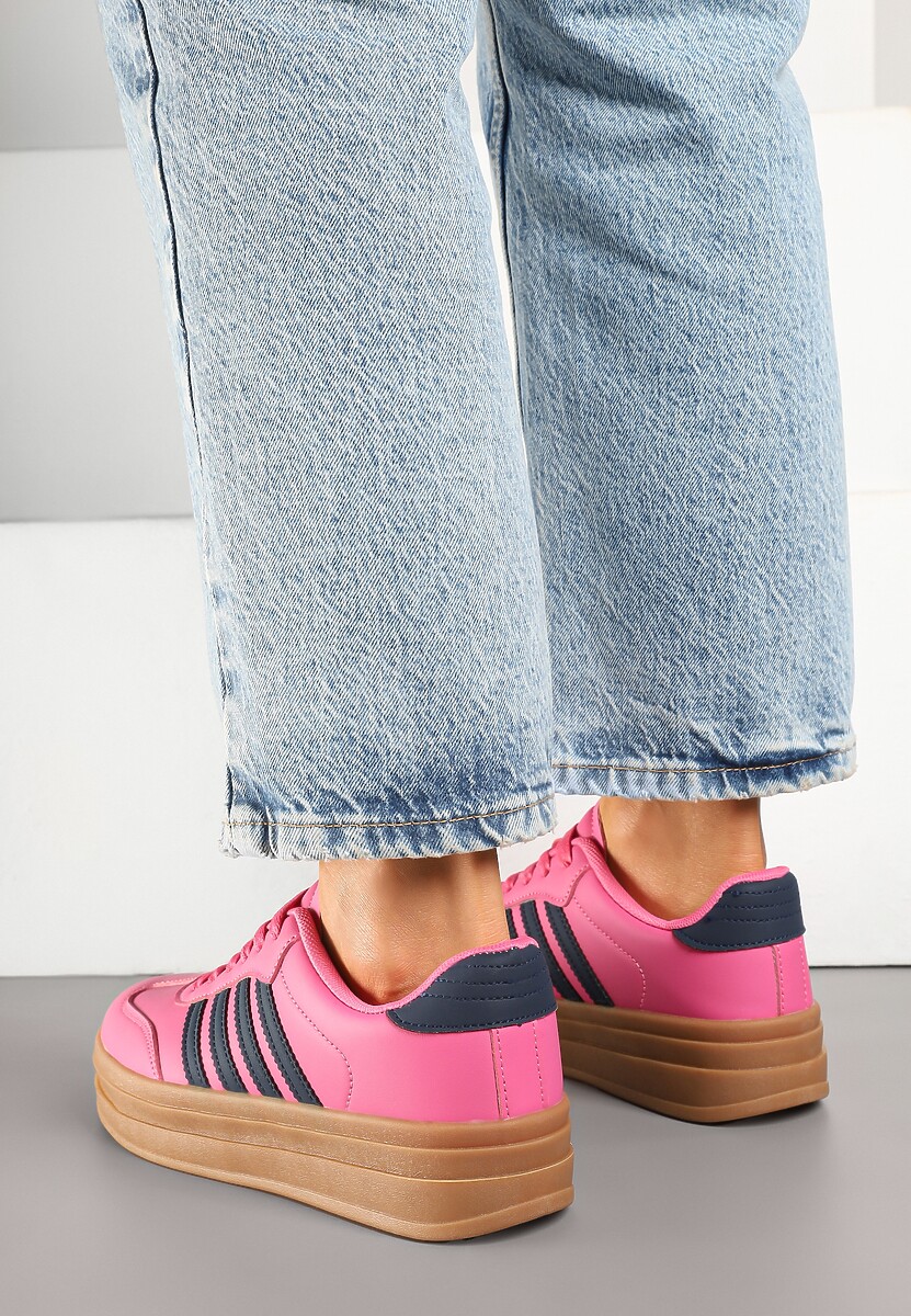 Sneakers Roz cu albastru 3