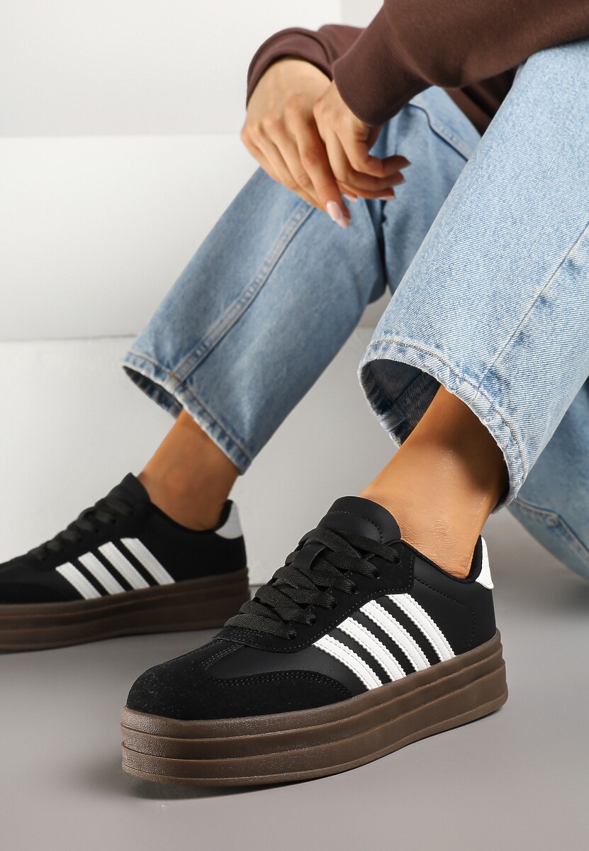 Sneakers Negru cu alb 1
