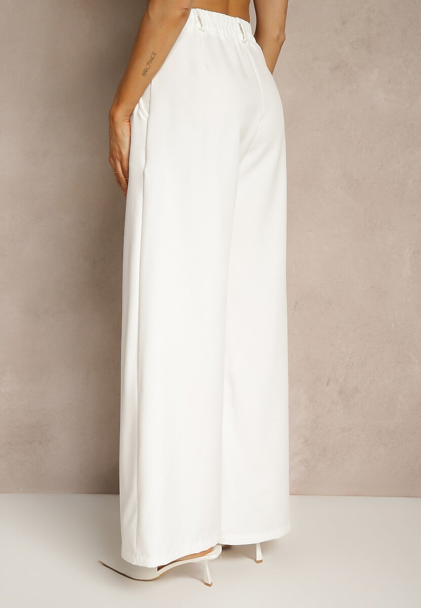 Pantaloni Uliadorea Albi 3