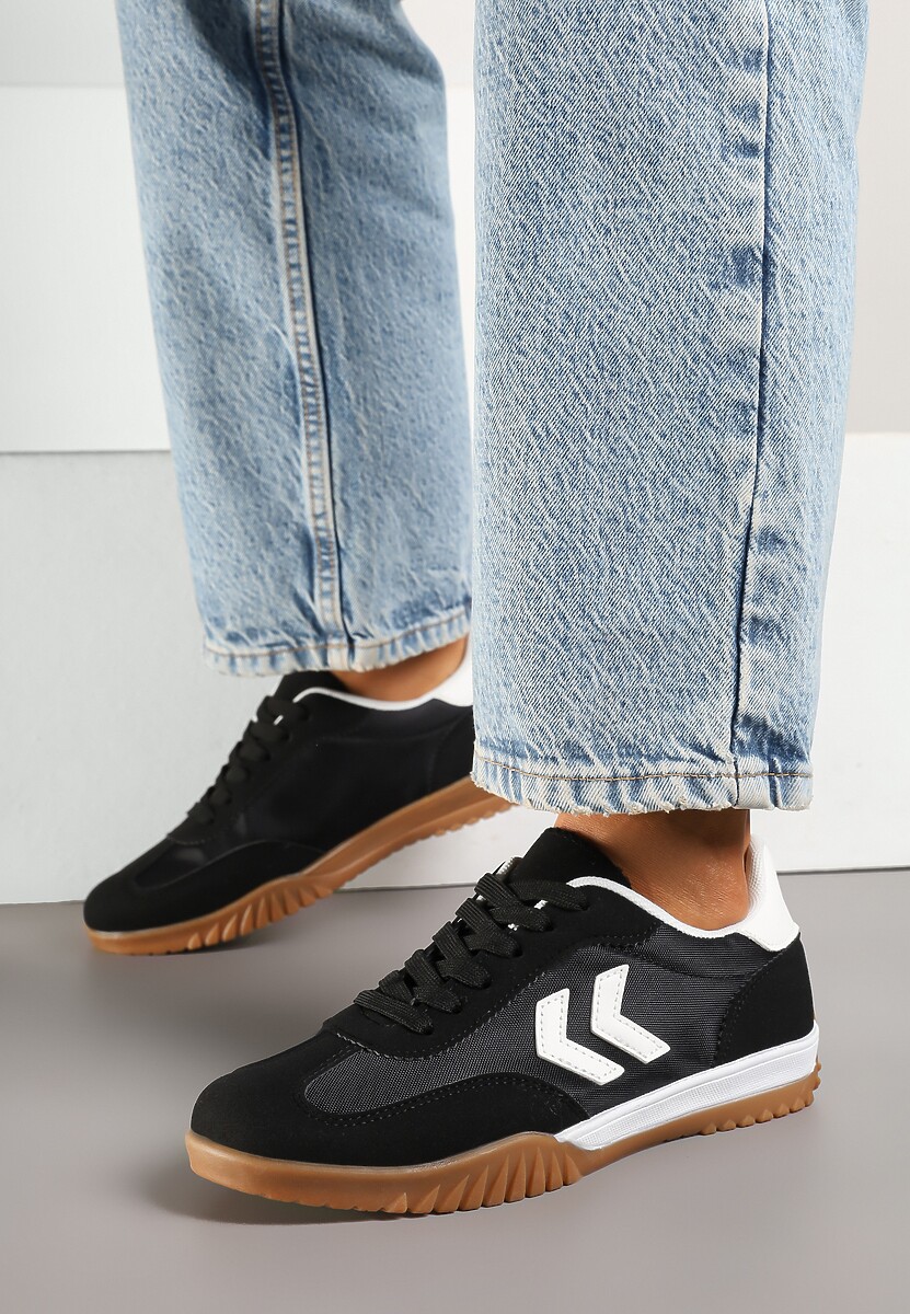 Sneakers Mepenna Negru cu alb 2