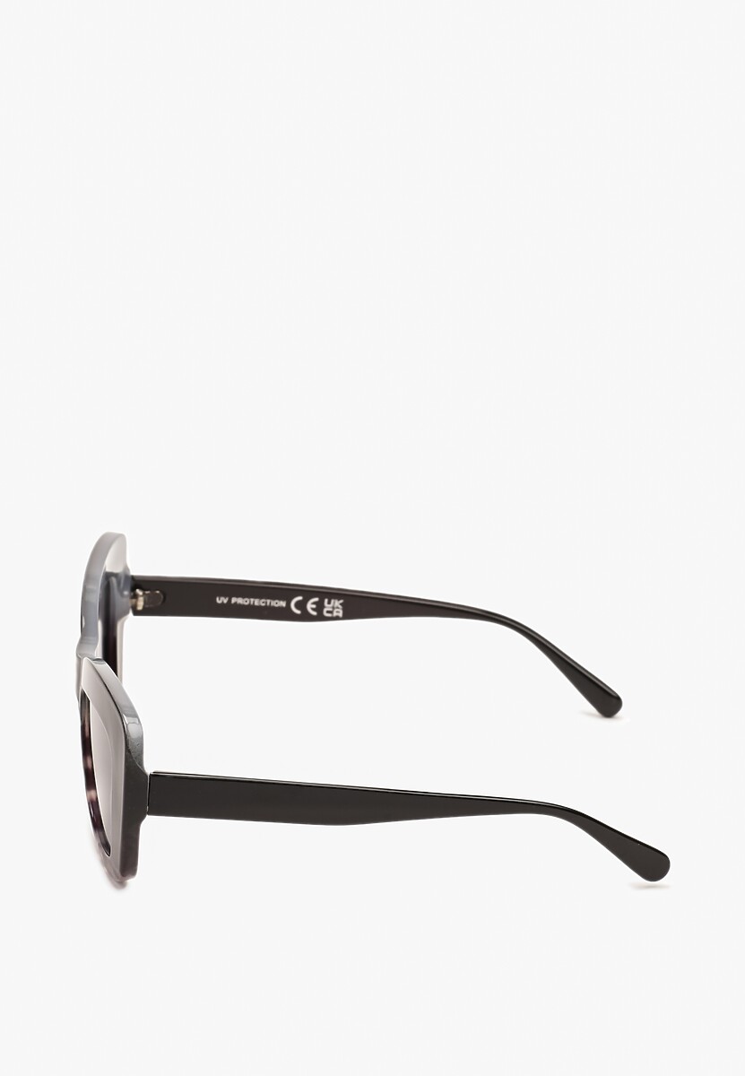 Szaro-Czarne Kocie Okulary Przeciwsłoneczne z Filtrem UV Nairoriel 2