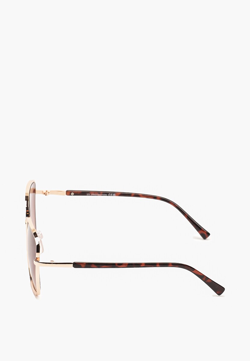 Brązowe Okulary Przeciwsłoneczne z Filtrem UV Ombre Boleldi 2