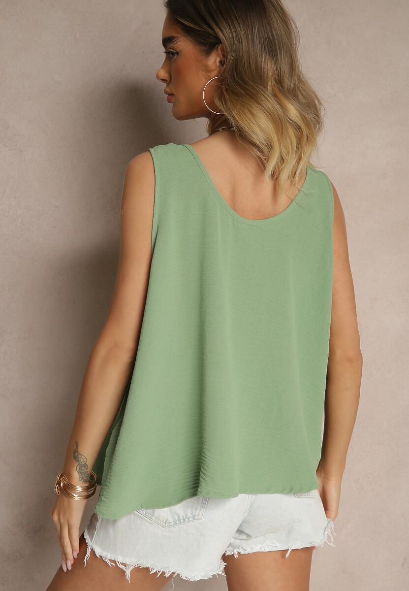 Top Ulosiella Verde deschis 3