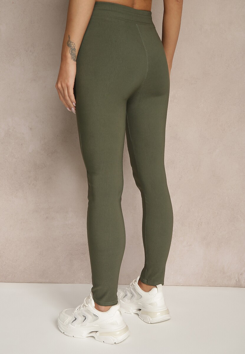 Pantaloni Purrena Verde închis 3