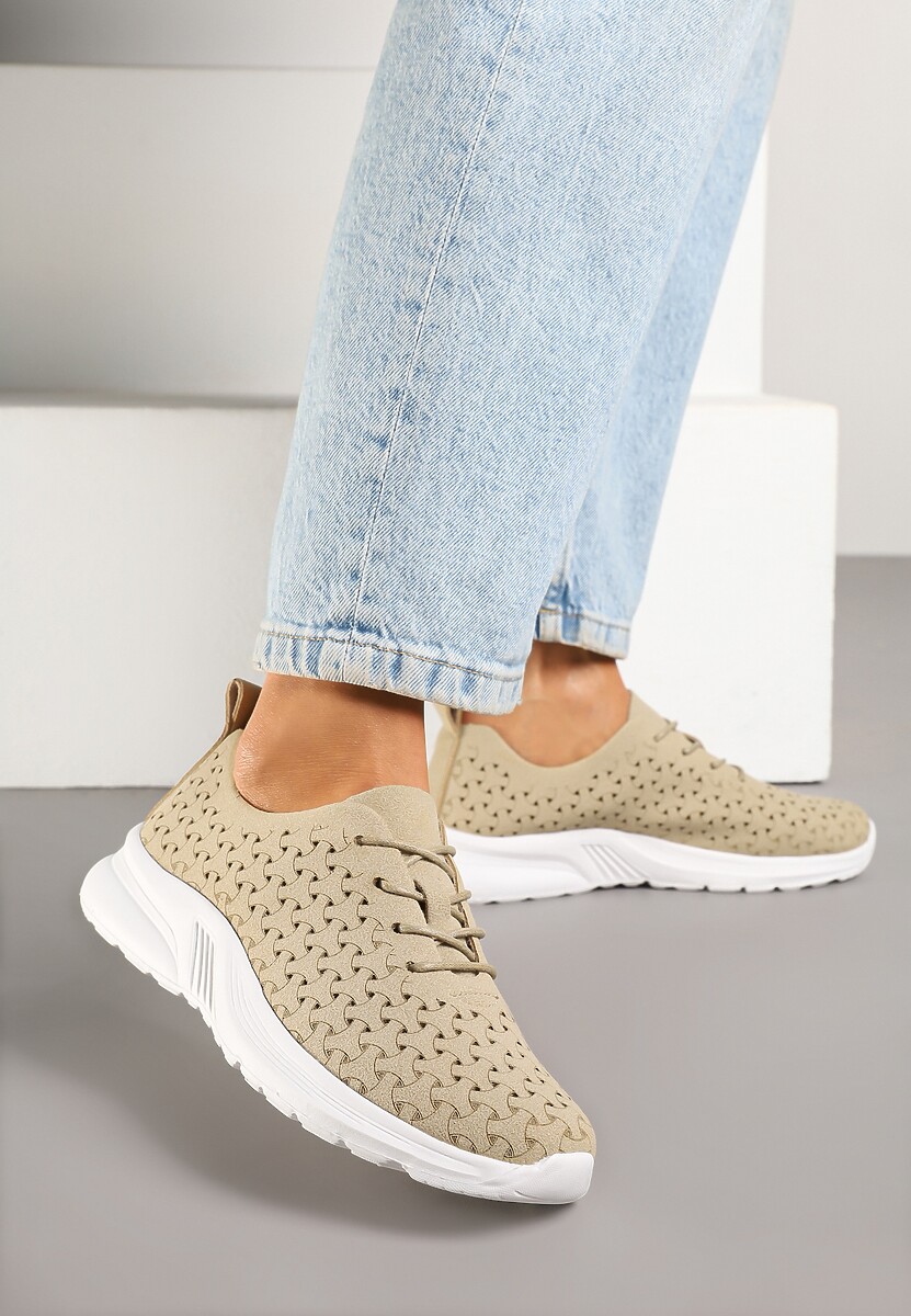 Sneakers Sareldi Bej închis 2