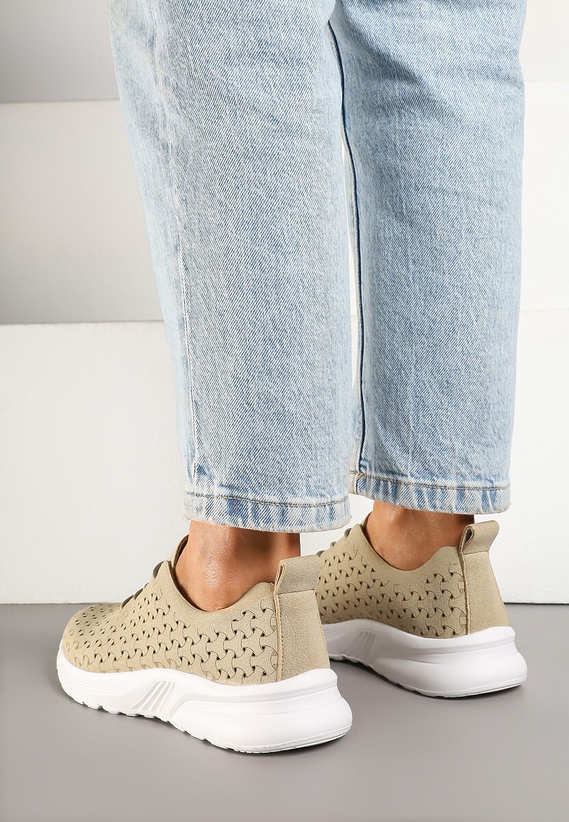 Sneakers Sareldi Bej închis 3