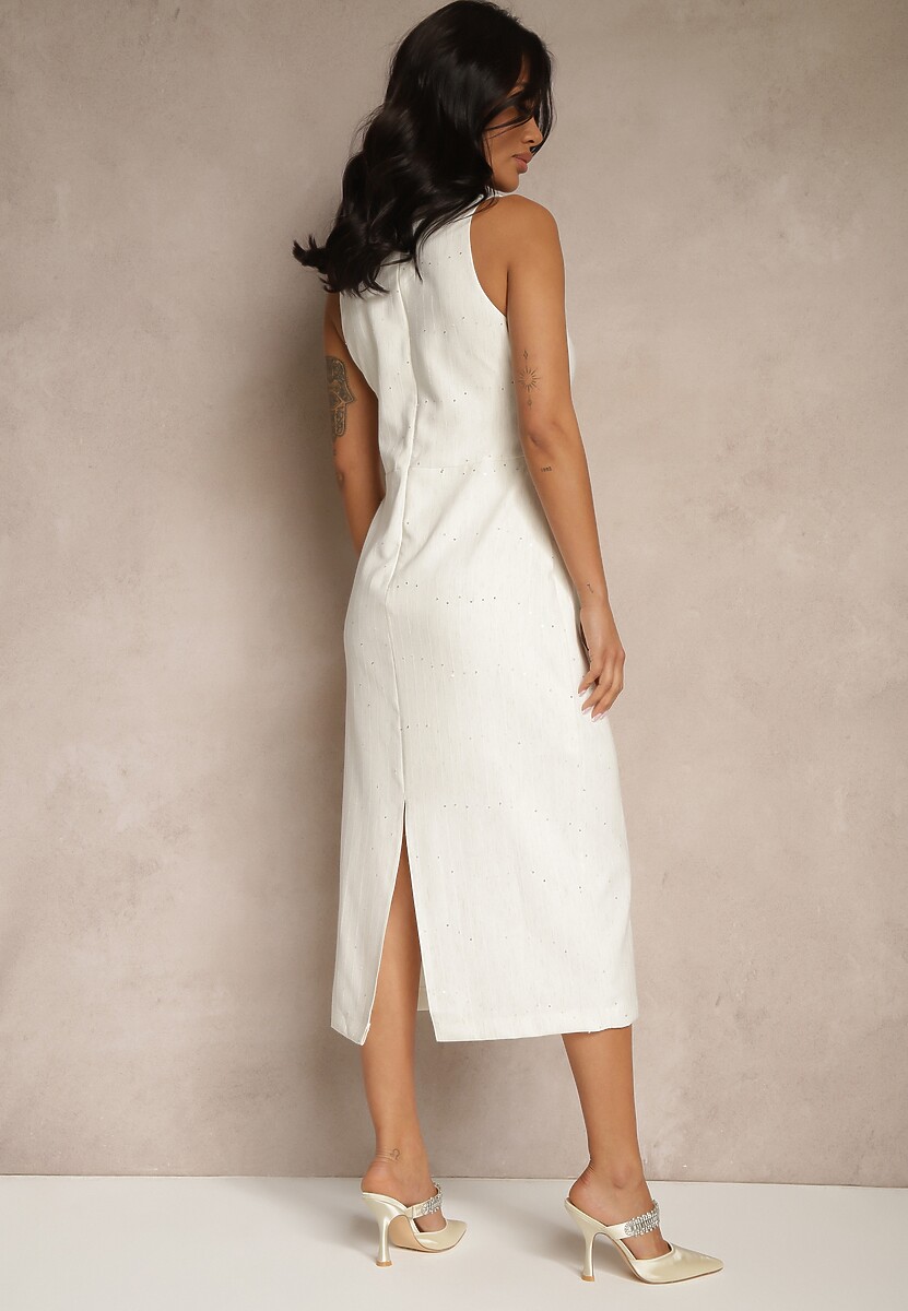 Rochie Rosarienna Bej deschis 3