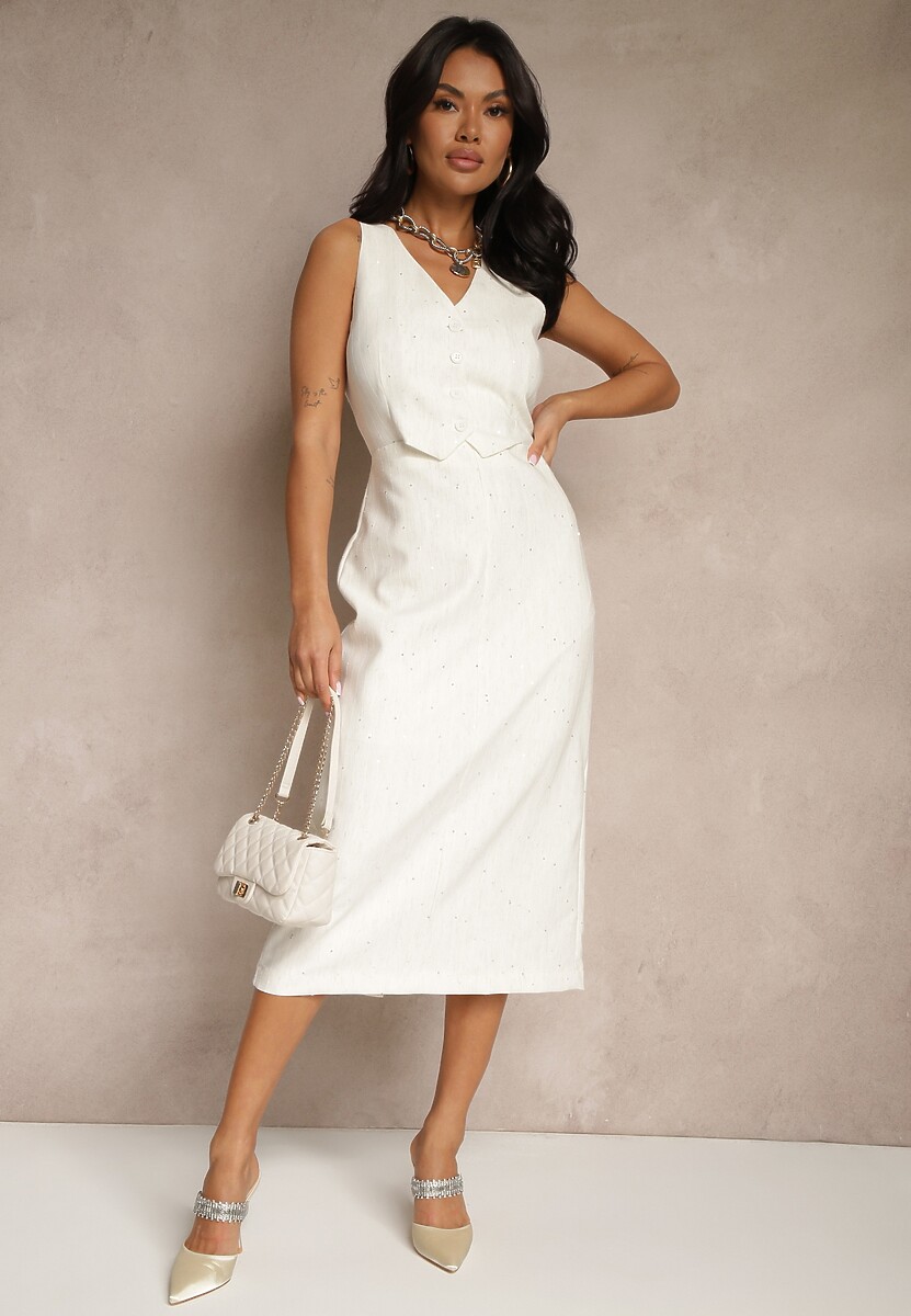 Rochie Rosarienna Bej deschis 1