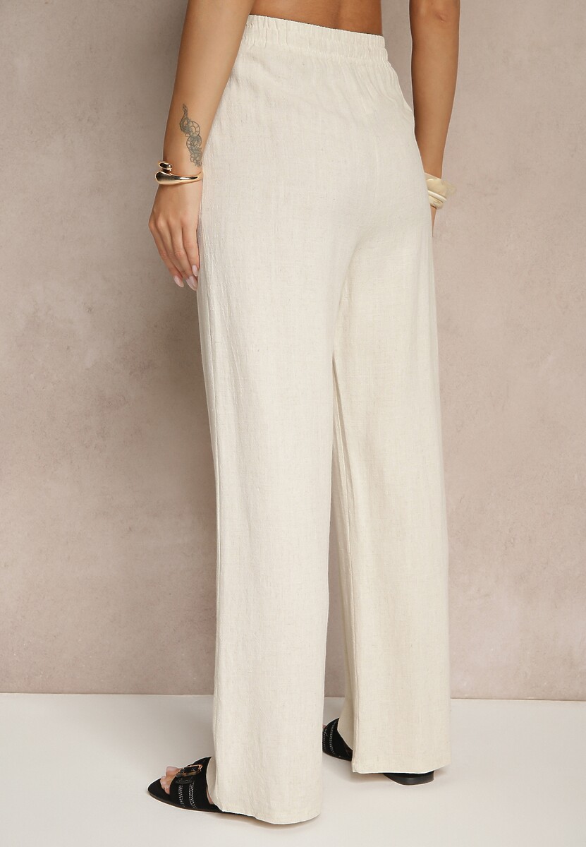 Pantaloni Zellimia Bej 3