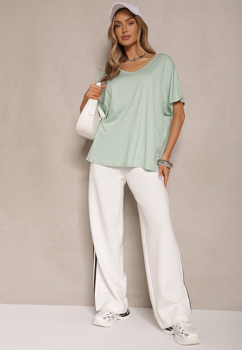 T-shirt Liofala Verde deschis 2