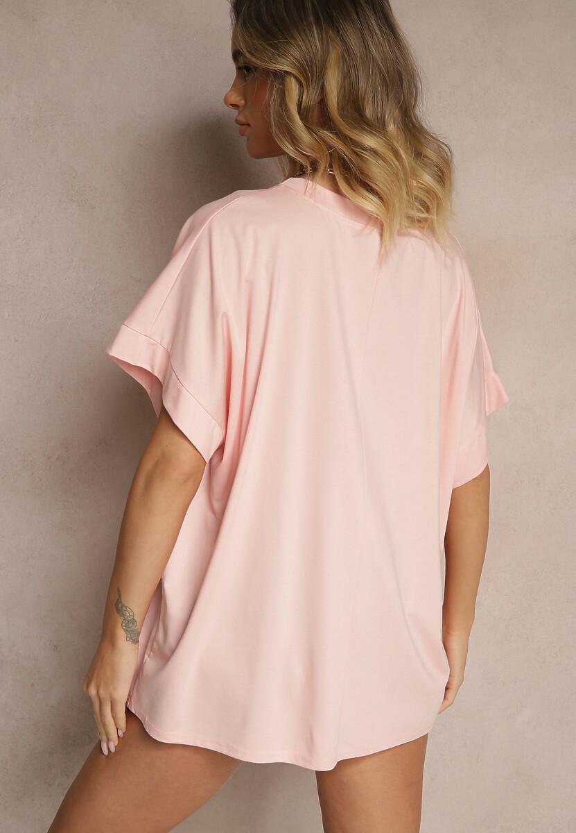 T-shirt Roz deschis 3