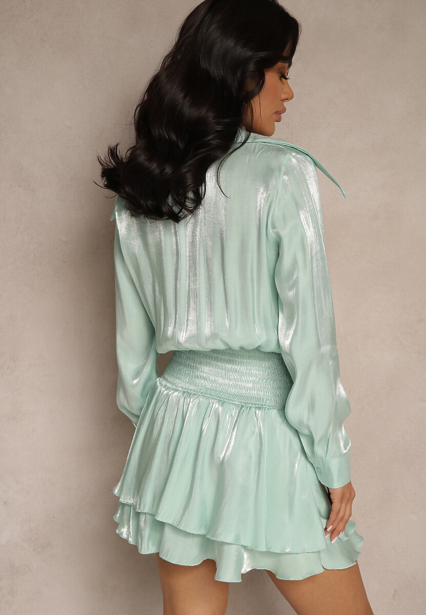 Rochie Lioelle Verde deschis 3
