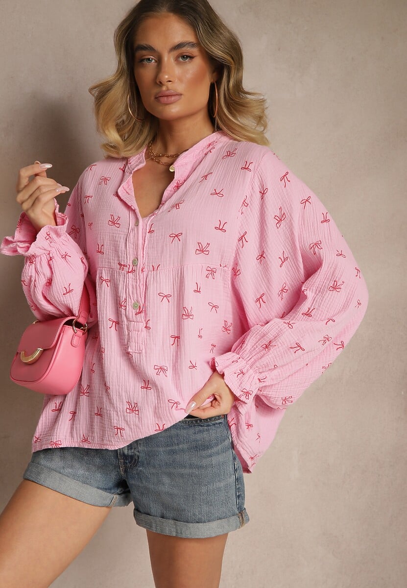 Bluză Reilitta Fucsia 2