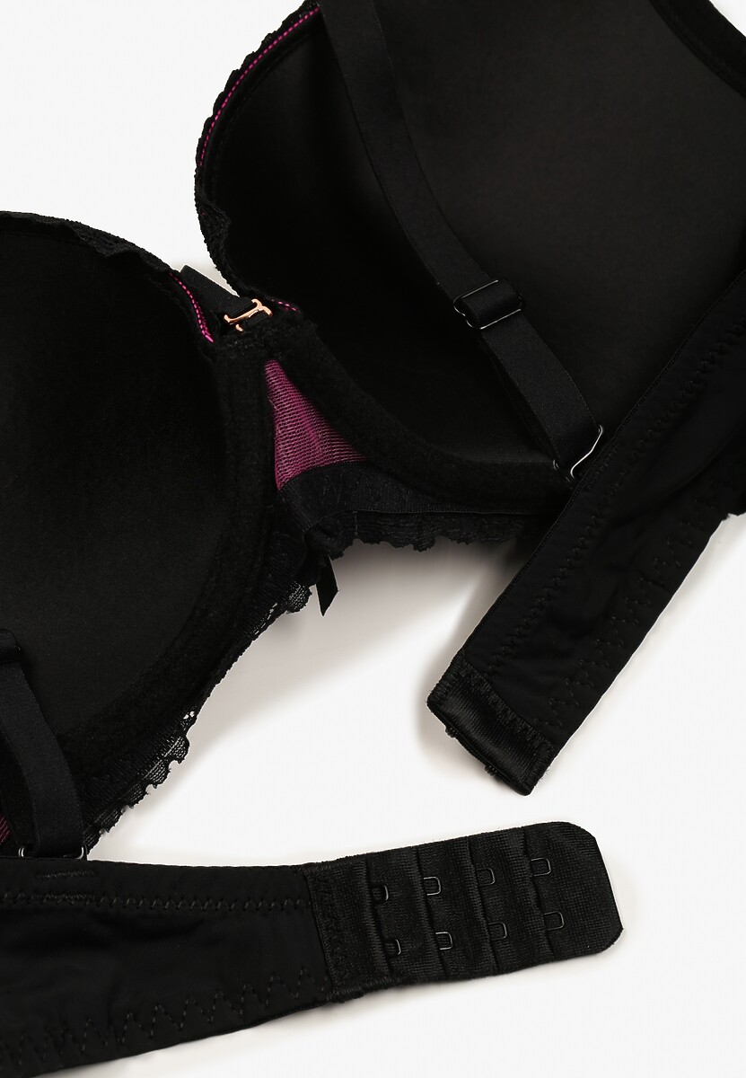 Sutien Falzedia Negru cu fucsia 3