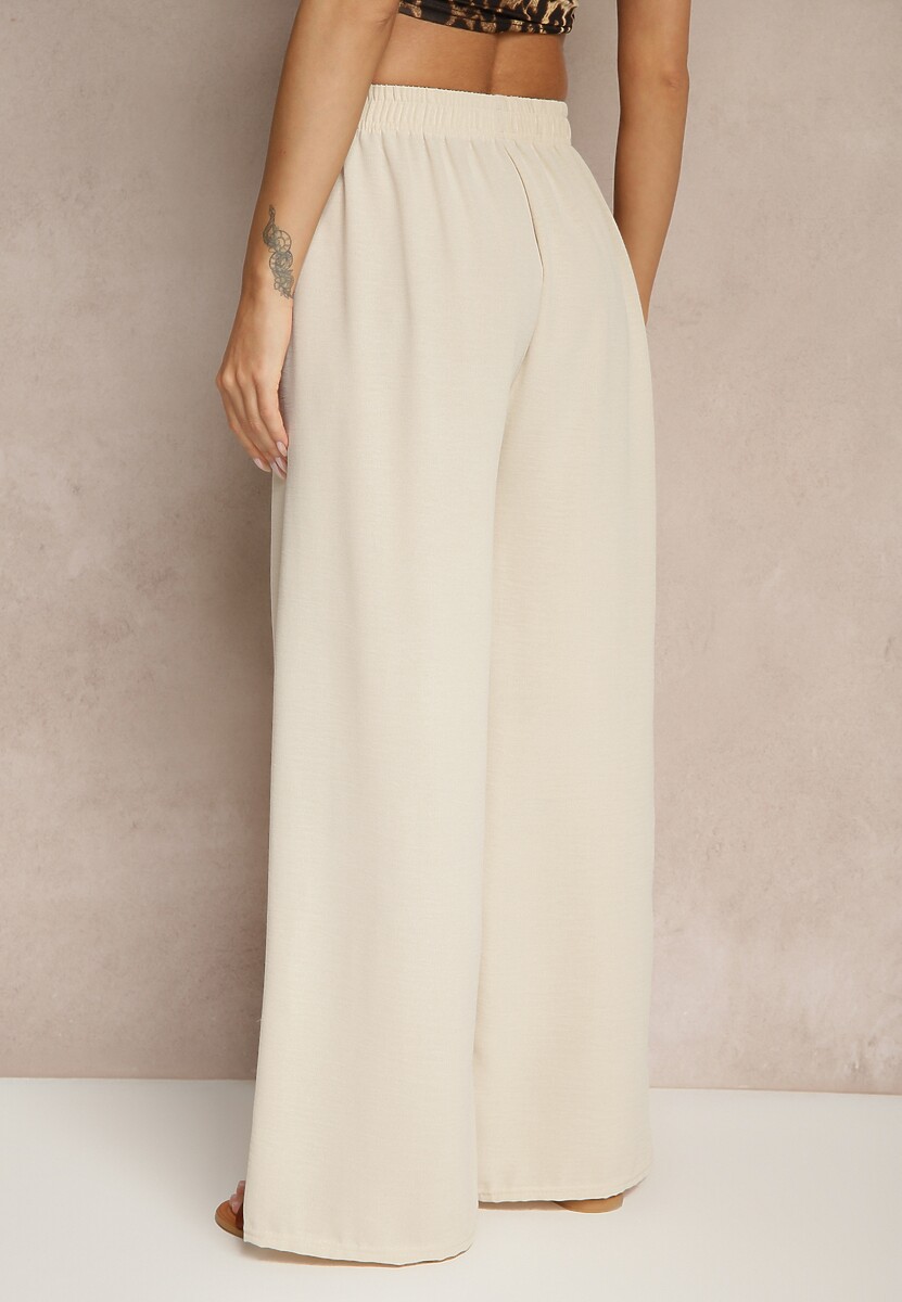 Pantaloni Rosanelisa Bej deschis 3