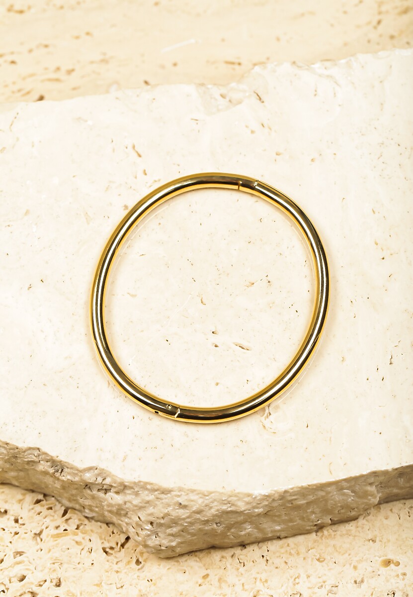 Złota Bransoletka Typu Bangle Talazi 1