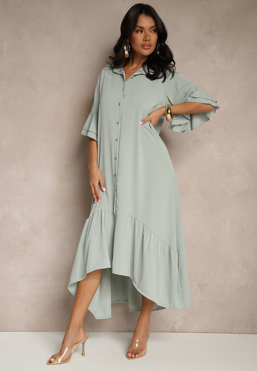 Rochie Ransara Verde deschis 1