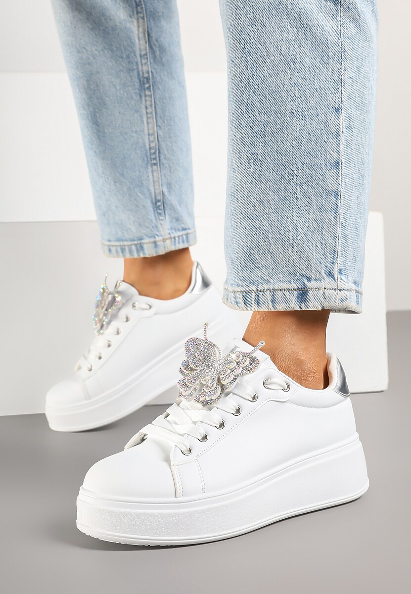Sneakers Lenori Argintii 2