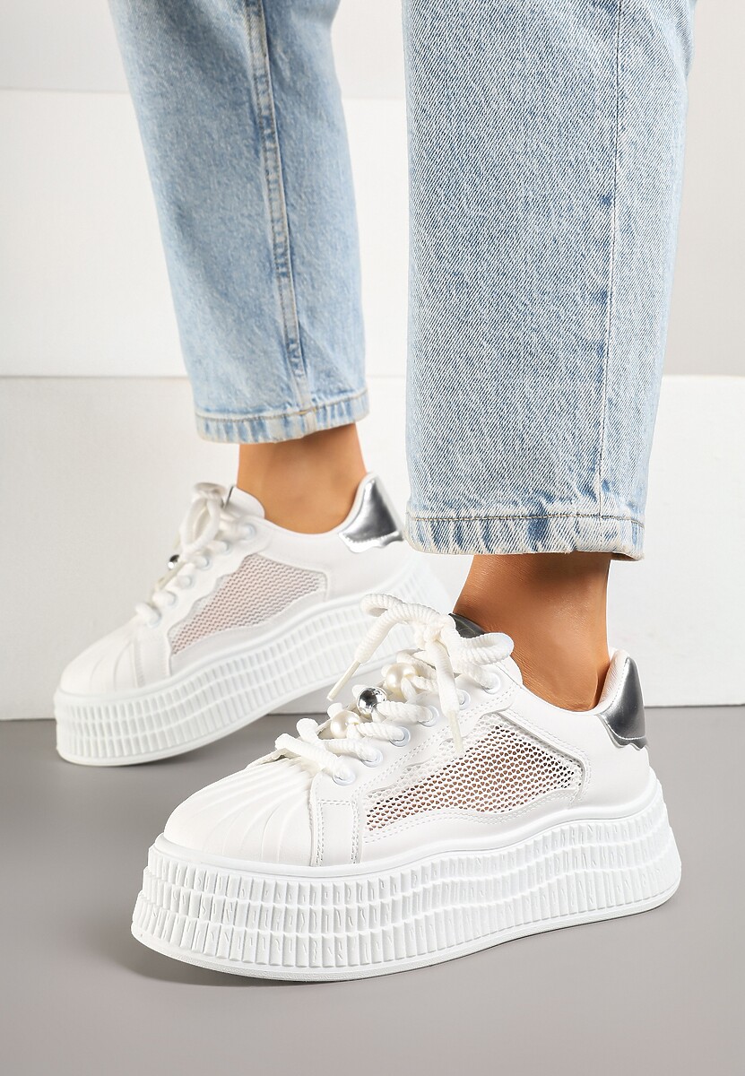 Sneakers Elazia Argintii 1