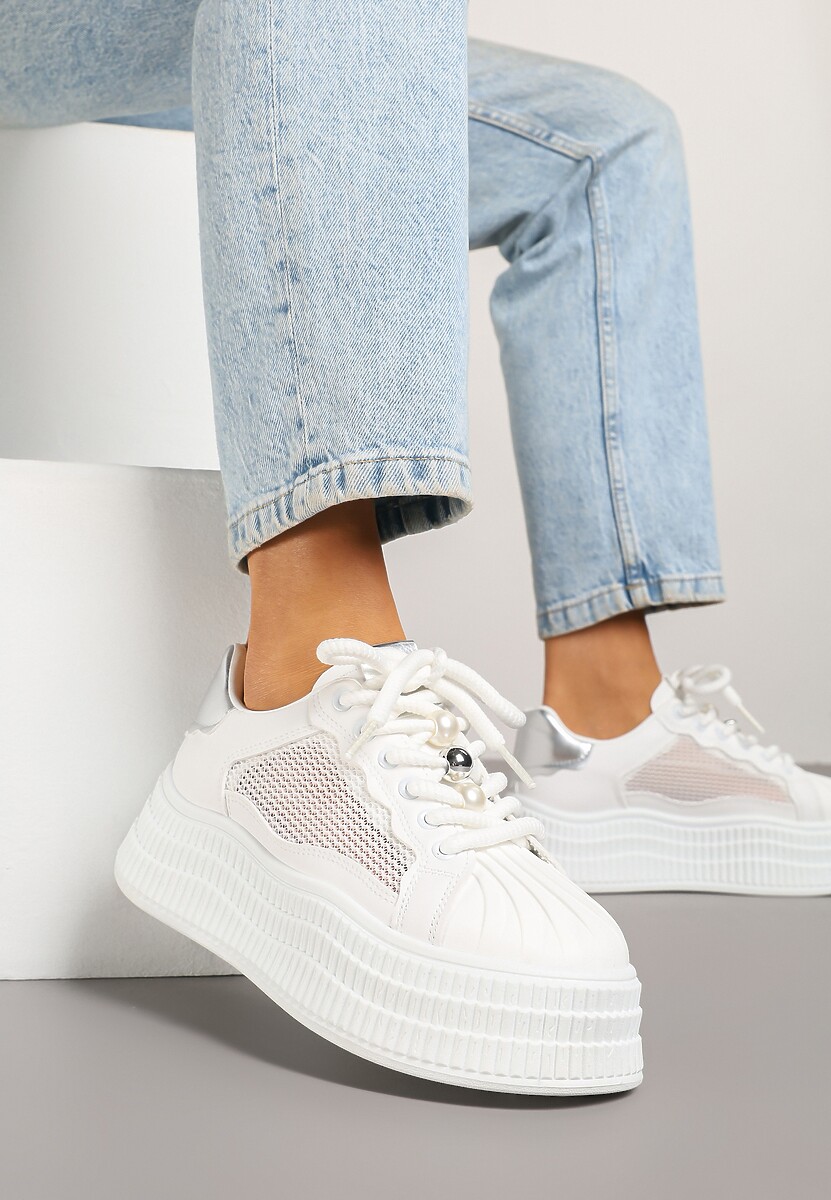 Sneakers Elazia Argintii 2