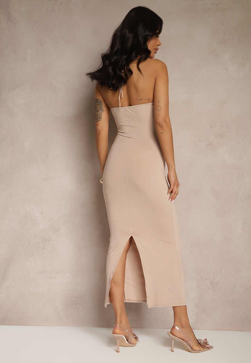 Rochie Bej închis 3