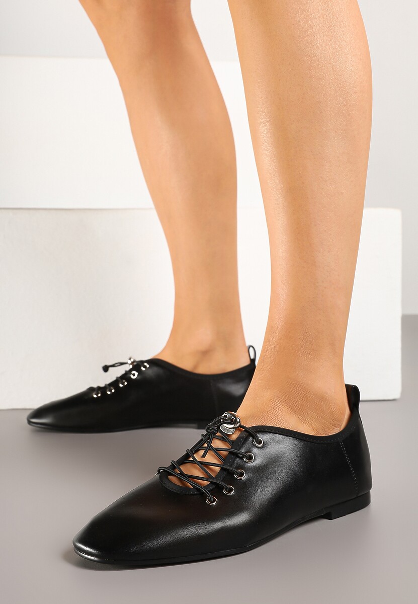 Pantofi casual Julirine Negri 2