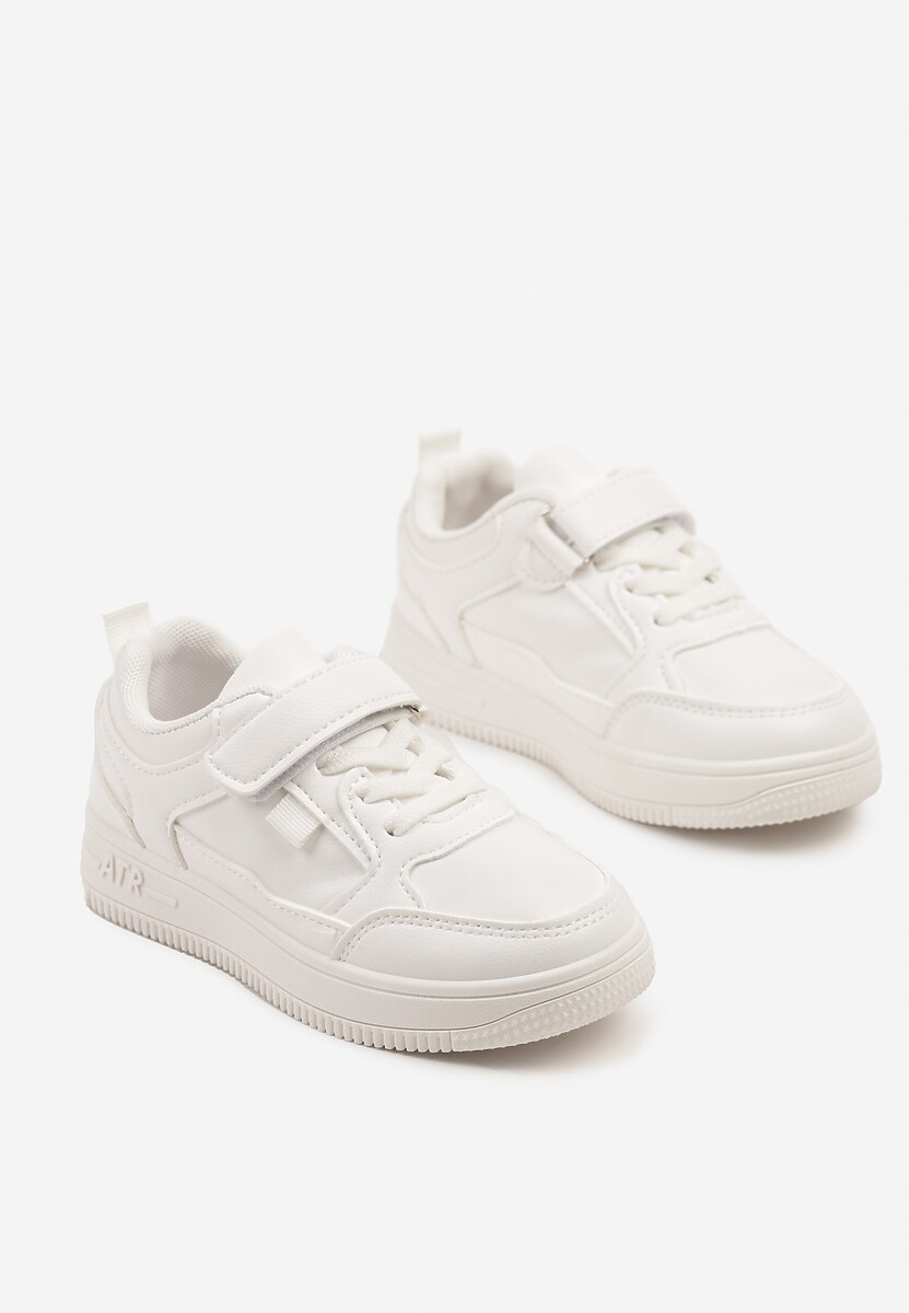 Białe Buty Sportowe Sneakersy Ozdobione Tłoczeniem Ellirisse 2