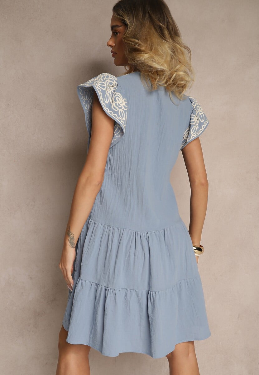 Rochie Eviriella Albastru deschis 3