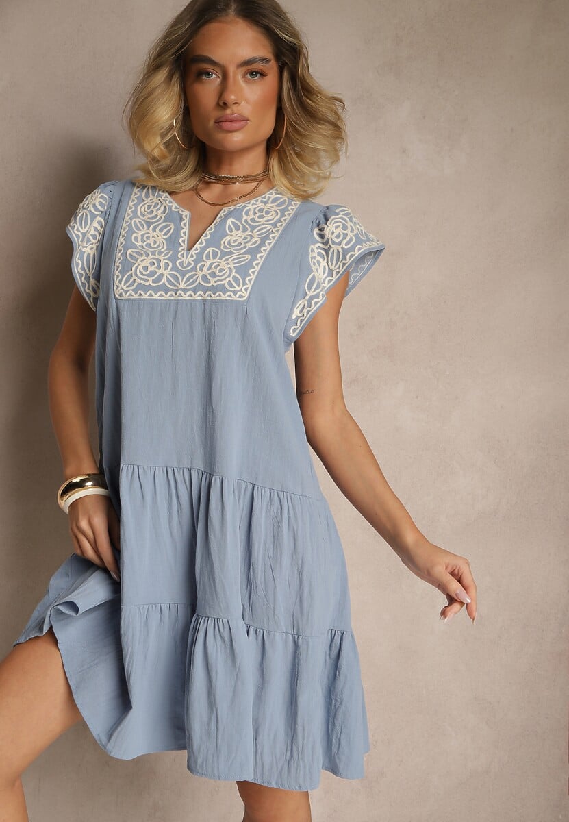 Rochie Eviriella Albastru deschis 1