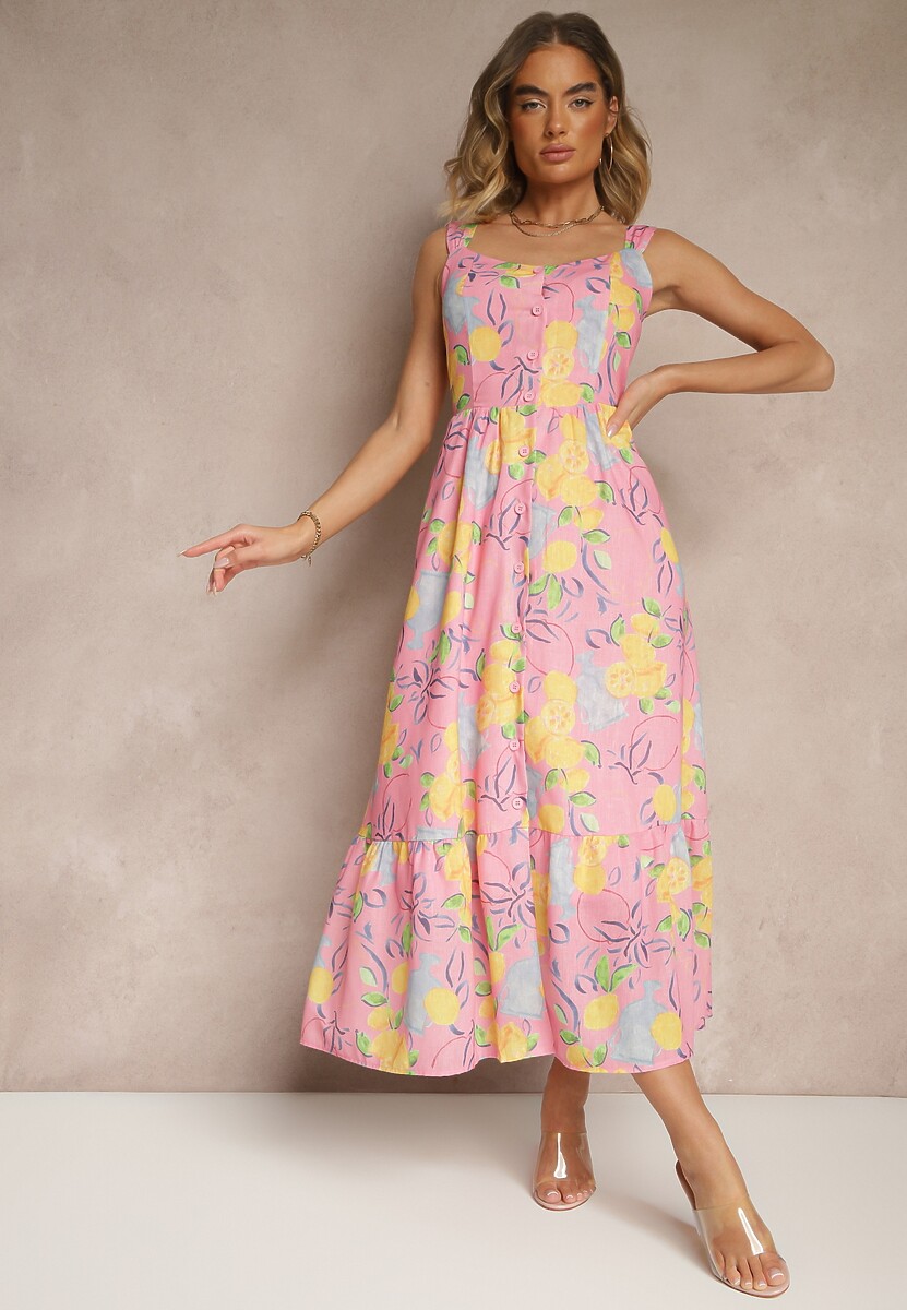 Rochie Lenvira Roz 1
