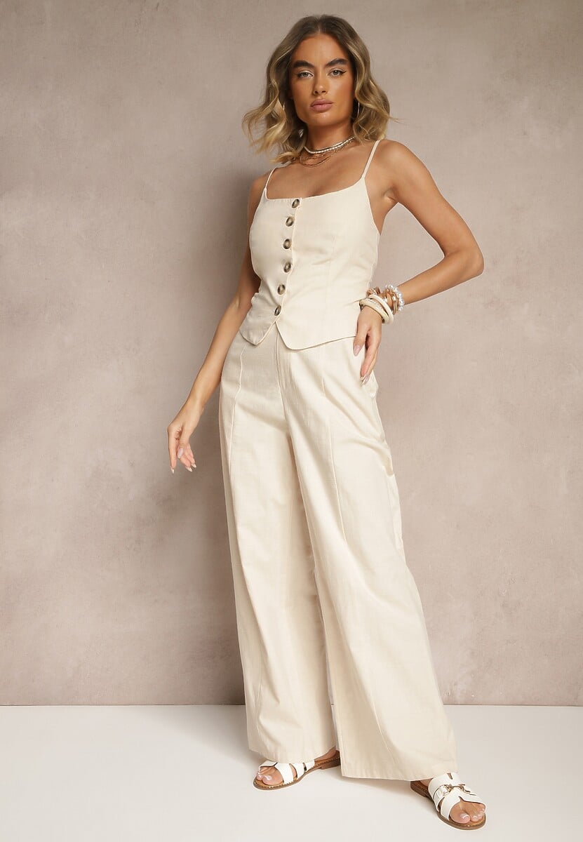 Pantaloni Divlene Bej 1
