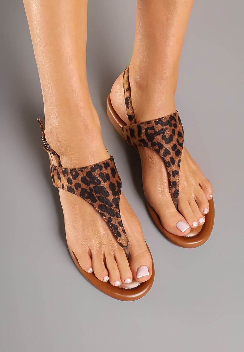 Sandale Orrisse Imprimeu leopard 3