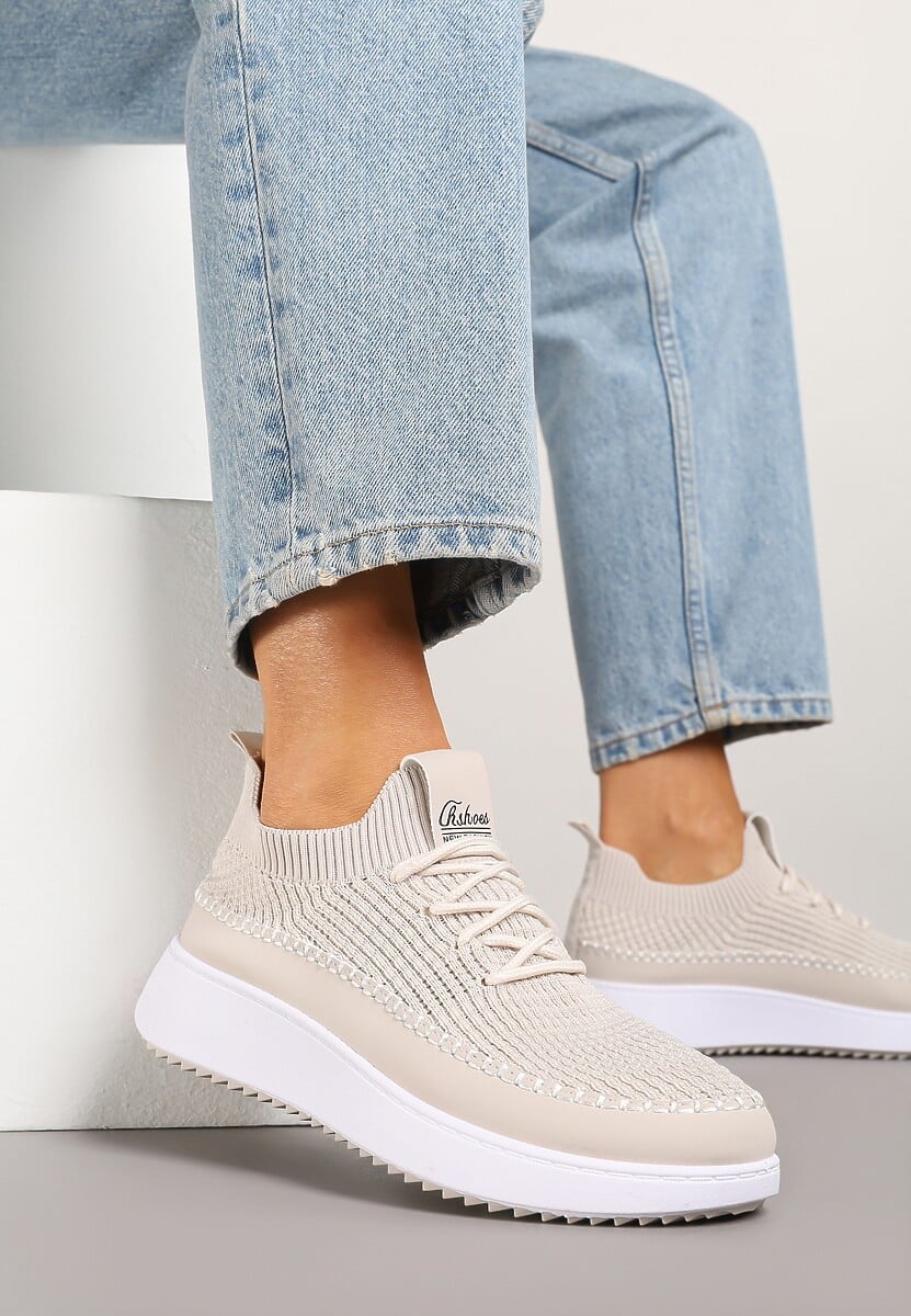 Sneakers Helazia Bej 1