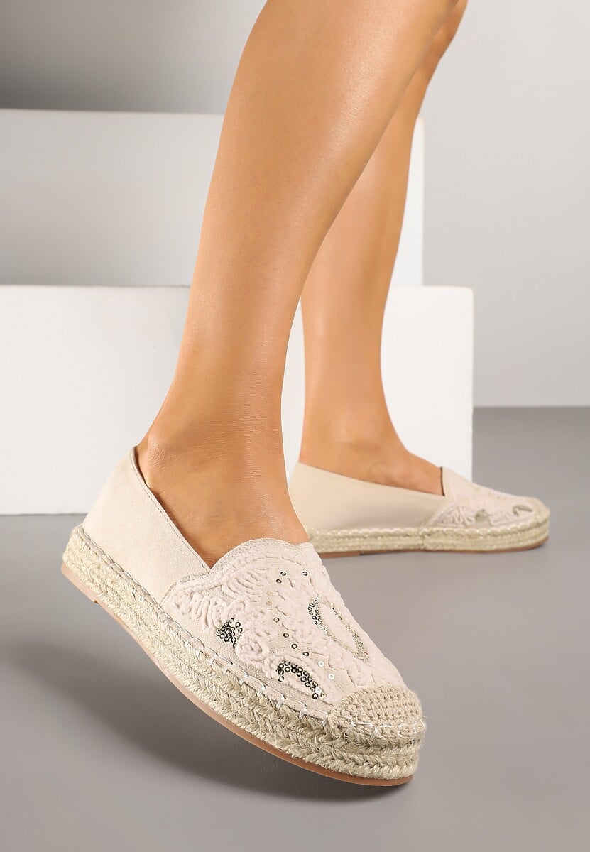 Espadrile Merindoria Bej 1