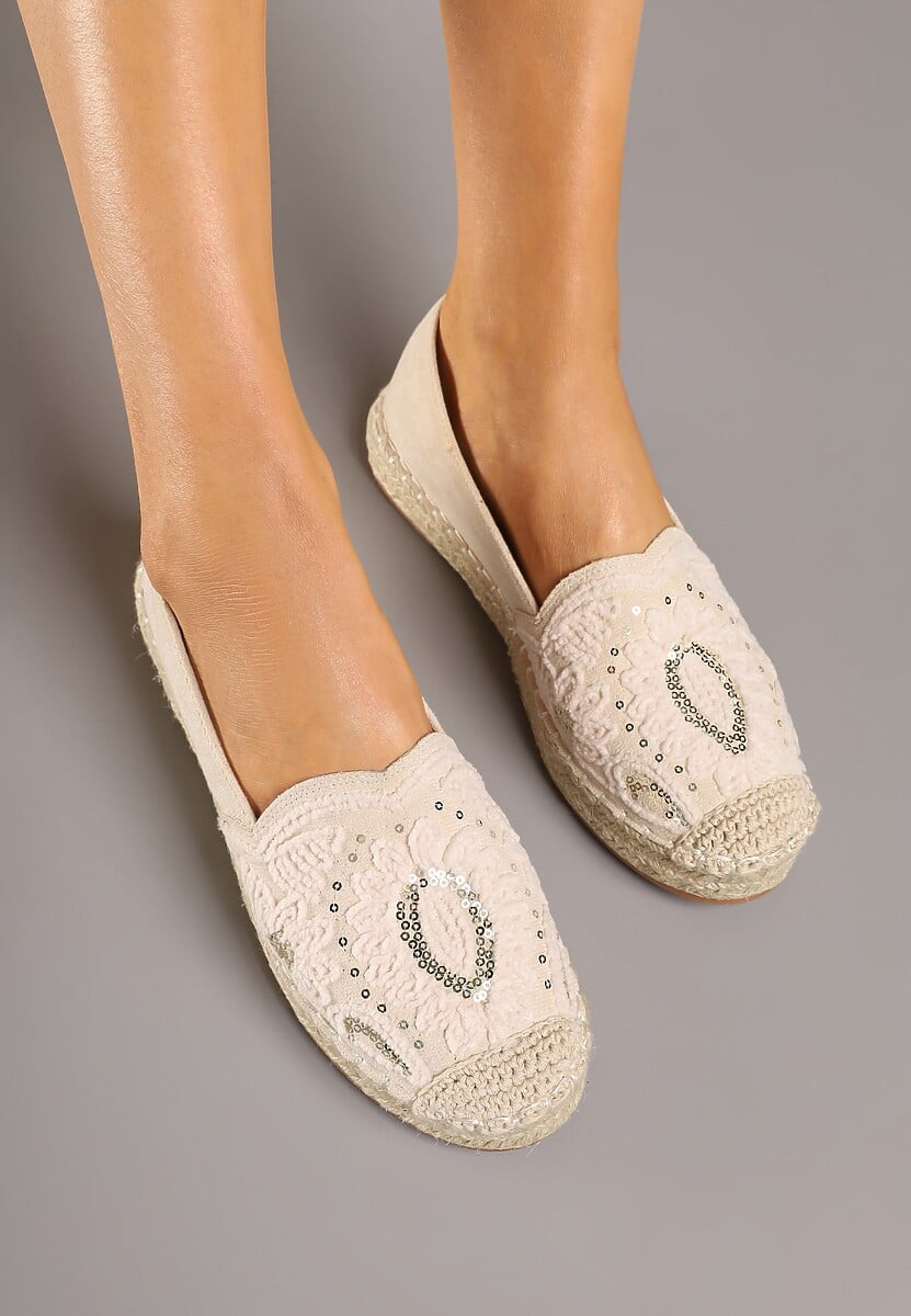 Espadrile Merindoria Bej 3