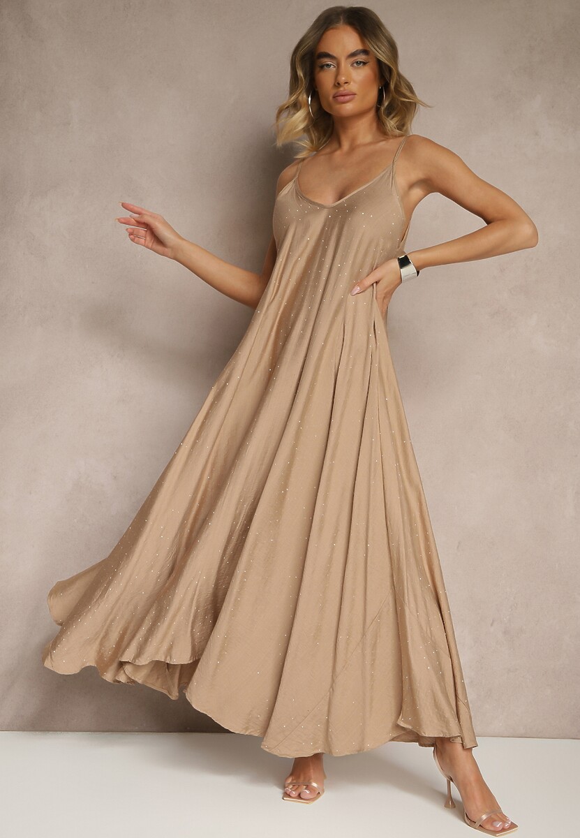 Rochie Tosnaria Bej închis 1