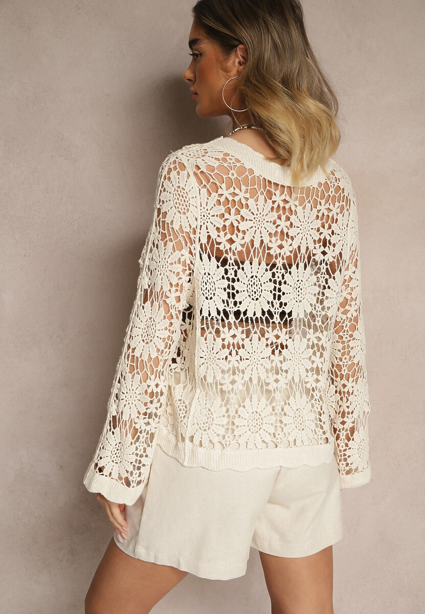 Cardigan Evipolla Bej deschis 3