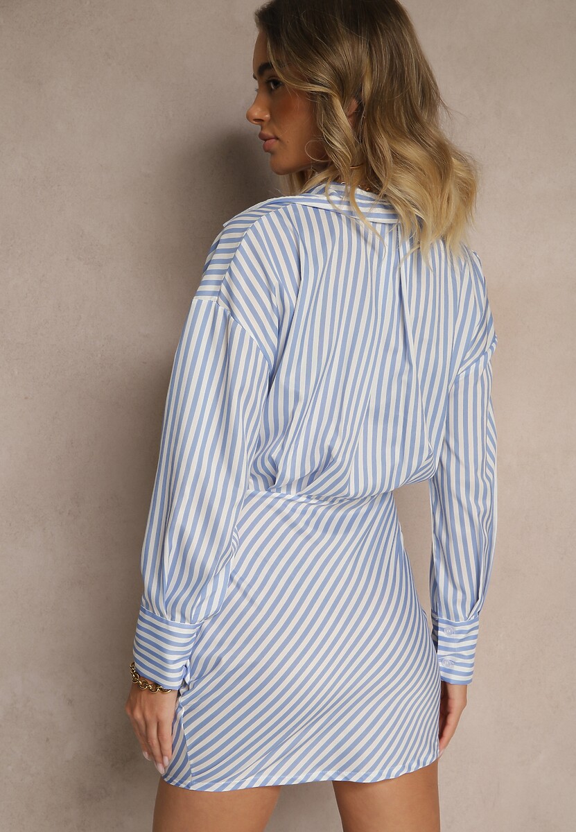 Rochie Mevistra Albastru deschis 3