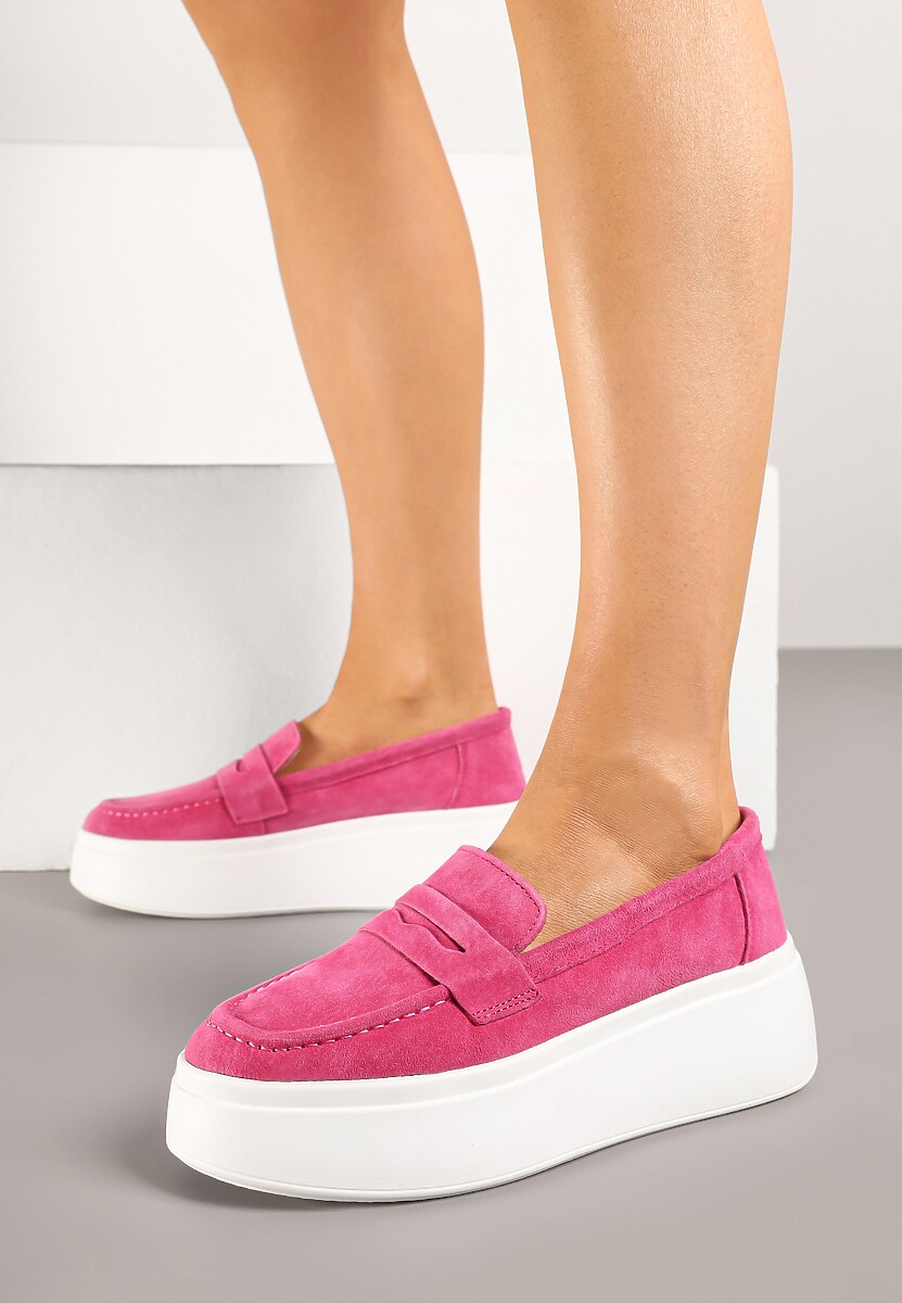 Pantofi casual Nilovira Fucsia 2