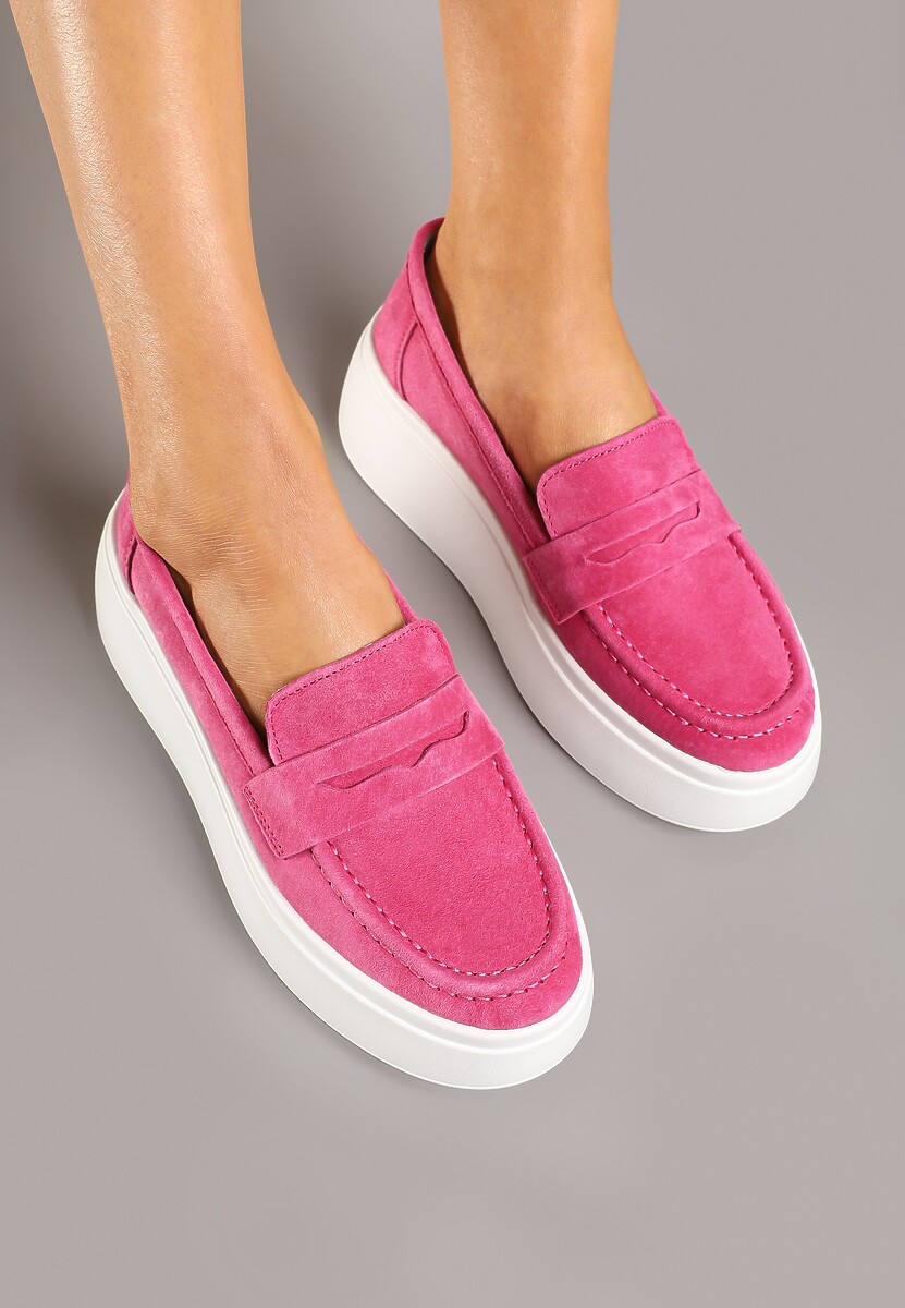 Pantofi casual Nilovira Fucsia 3