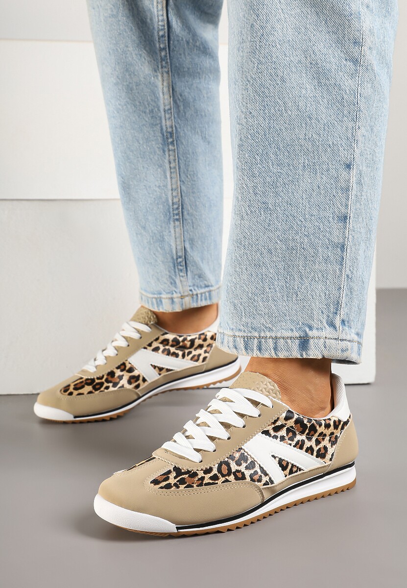 Sneakers Clevandra Imprimeu leopard 3