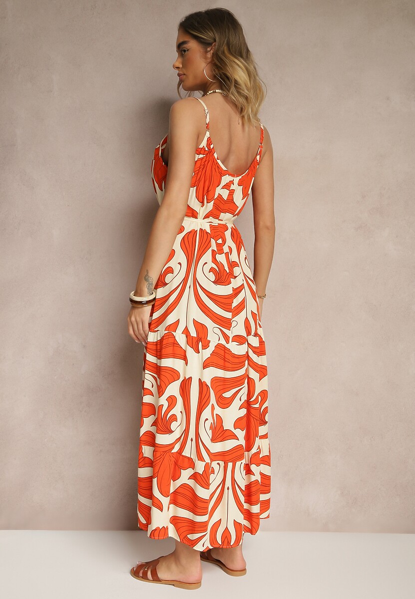 Rochie Maralana Portocalie 3