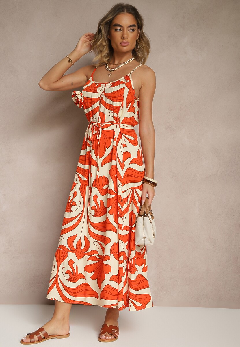 Rochie Maralana Portocalie 2