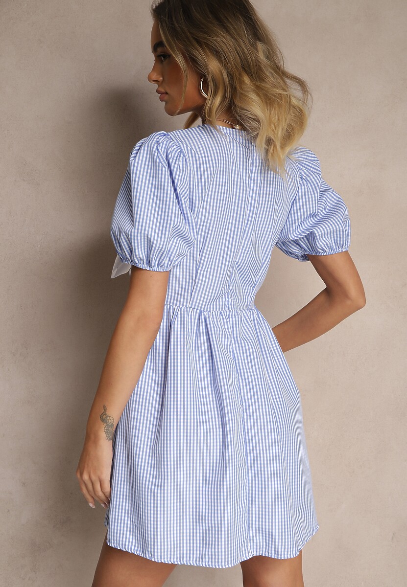 Rochie Temarea Albastru deschis 3