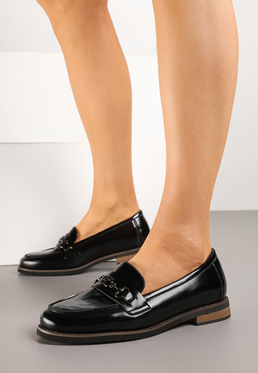 Pantofi casual Meralia Negri 2